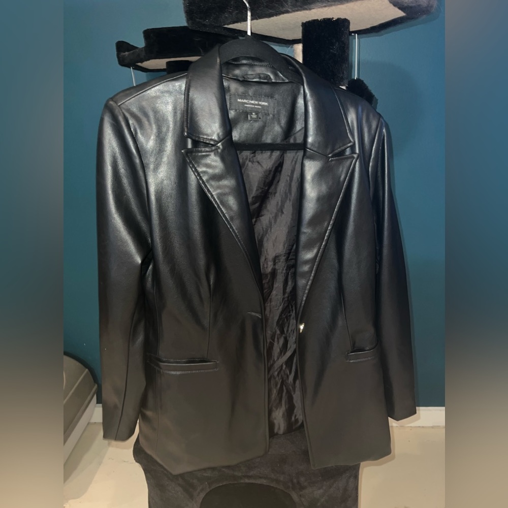 MARC NEW YORK FAUX LEATHER JACKET